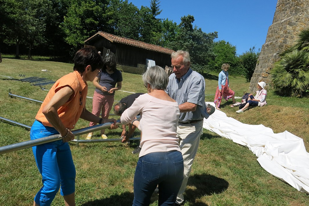 53-Démontage du chapiteau