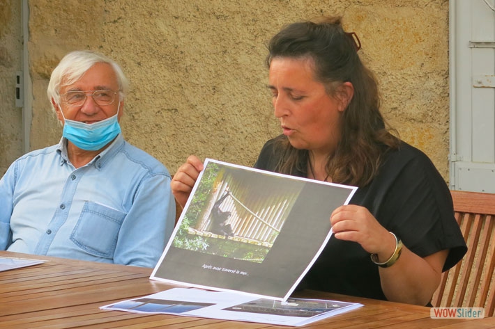 35-Béatrice Darmagnac expose ses idées